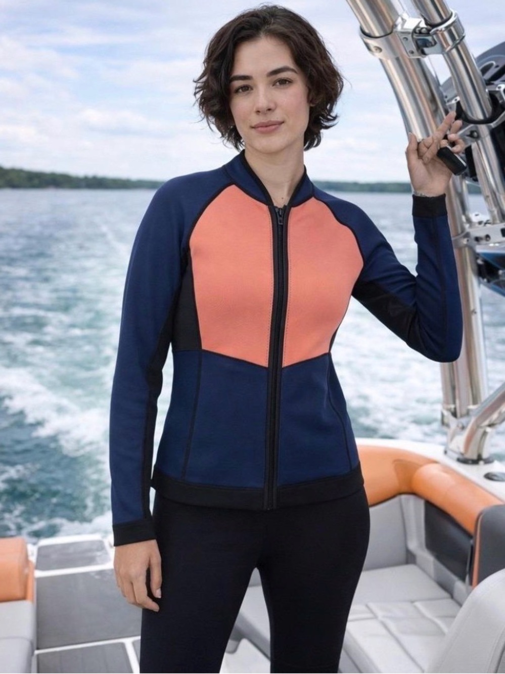 NEW WITH TAGS – Sea-Doo Montego Women’s Neoprene Jacket – Large